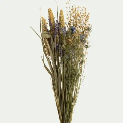 Fleurs Séchées*alinea Bouquet de fleurs séchés H35cm - Bleu