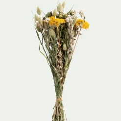 Fleurs Séchées*alinea Bouquet de fleurs séchés H55cm - jaune
