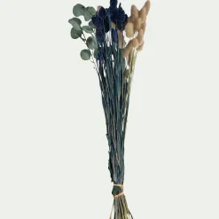 Fleurs Séchées*alinea Bouquet de plusieurs fleurs séchées 50cm - Bleu