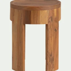 Table De Chevet|Bout De Canapé*alinea bout de canapé en acacia D35xH45cm - Naturel