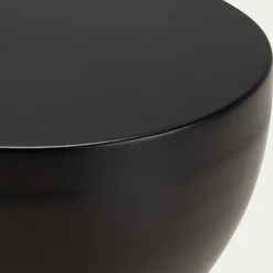 Table De Chevet|Bout De Canapé*alinea Bout de canapé en aluminium - D30xH45cm Noir