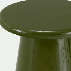 Table De Chevet|Bout De Canapé*alinea Bout de canapé en bois laqué D35xH45cm - Vert