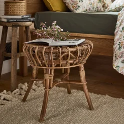 Bout De Canapé*alinea Bout de canapé en rotin D44xH41cm - Naturel