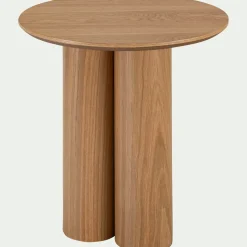 Table De Chevet|Bout De Canapé*alinea Bout de canapé rond en bois D45xH50cm - naturel Bois clair