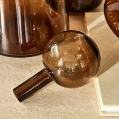 Décoration À Poser*alinea Bouteille déco en verre H41cm - brun rustrel Marron