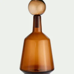 Décoration À Poser*alinea Bouteille déco en verre H41cm - brun rustrel Marron