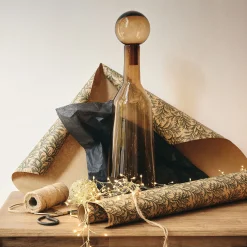 Décoration À Poser*alinea Bouteille déco en verre H52,5cm - brun rustrel Marron