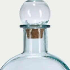 Décoration À Poser|Vase*alinea Bouteille décorative en verre recyclé H45cm - Transparent