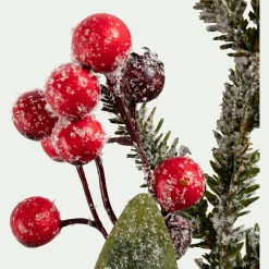 Plante Artificielle|Décoration De La Table De Noël*alinea Branchage de Noël artificiel à piquer H24cm - Vert