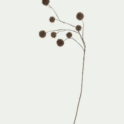 Plante Artificielle|Vase Et Branchage De Noël*alinea Branchage de Noël artificiel de chardon L114cm - naturel