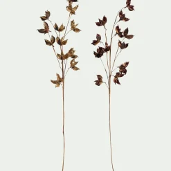 Vase Et Branchage De Noël*alinea Branche artificielle de coton - H75cm Doré