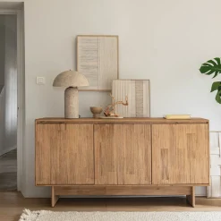 Buffet De Salle À Manger|Buffet*alinea Buffet bas en bois 3 portes - naturel Bois clair