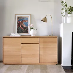 Buffet De Salle À Manger|Buffet*alinea Buffet bas en bois 3 portes 1 tiroir - naturel Bois clair