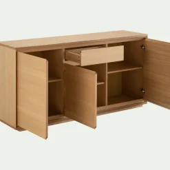 Buffet De Salle À Manger|Buffet*alinea Buffet bas en bois 3 portes 1 tiroir - naturel Bois clair