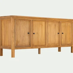 Buffet De Salle À Manger|Buffet*alinea Buffet bas en teck recyclé - Bois clair