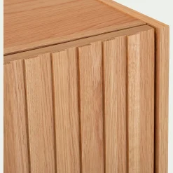 Buffet De Salle À Manger|Buffet*alinea Buffet naturel 4 portes en plaqué chêne - Bois clair