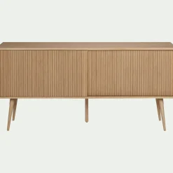 Buffet De Salle À Manger|Buffet*alinea Buffet plaqué chêne avec portes coulissantes - Bois clair