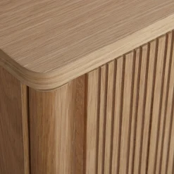 Buffet De Salle À Manger|Buffet*alinea Buffet plaqué chêne avec portes coulissantes - Bois clair