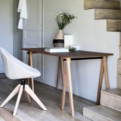 Bureau*alinea Bureau en bois - naturel Bois foncé