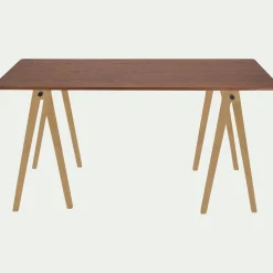 Bureau*alinea Bureau en bois - naturel Bois foncé