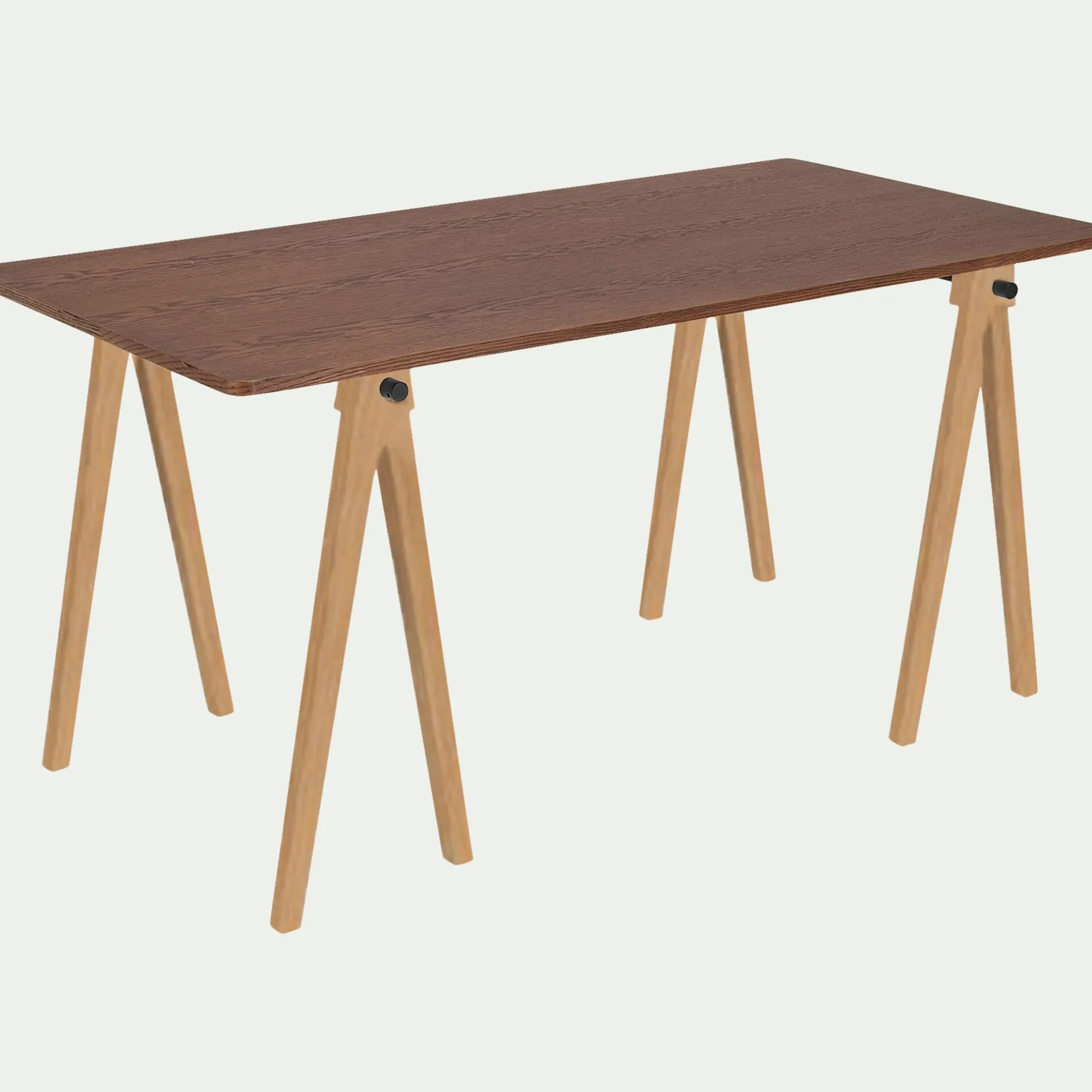 Bureau*alinea Bureau en bois - naturel Bois foncé