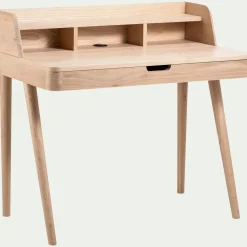 Bureau*alinea Bureau en chêne avec plateau relevable - Bois clair