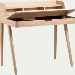 Bureau*alinea Bureau en chêne avec plateau relevable - Bois clair