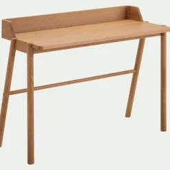 Bureau*alinea Bureau en chêne laqué L110xl53xH85cm - Bois clair