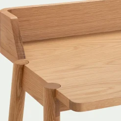 Bureau*alinea Bureau en chêne laqué L110xl53xH85cm - Bois clair