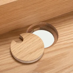 Bureau*alinea Bureau en chêne laqué L110xl53xH85cm - Bois clair