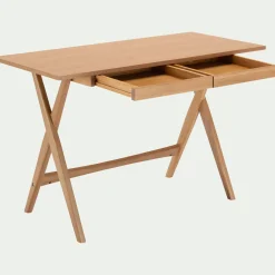 Bureau*alinea Bureau en chêne L110cm - Bois clair