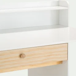 Bureau Enfant|Armoire Enfant*alinea Bureau enfant avec rangement en bois - Blanc