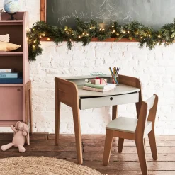 Bureau Enfant|Armoire Enfant*alinea Bureau enfant en acacia - olivier Vert