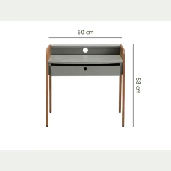 Bureau Enfant|Armoire Enfant*alinea Bureau enfant en acacia - olivier Vert