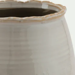 Pot De Fleur*alinea Cache-pot en céramique D14xH12,5cm - Beige