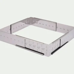 Emporte-Pièce Et Cercle À Pâtisserie|Moule À Gâteau*alinea Cadre à opéra réglable en inox L16cm à L28cm - Argenté