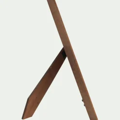 Cadre Photo*alinea Cadre à poser rayé en bois 16x22cm - Bois foncé