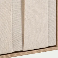 Toile, Tableau Et Affiche*alinea Cadre décoratif motif tissu tissé 50x70cm - Beige