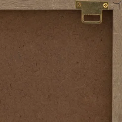 Toile, Tableau Et Affiche*alinea Cadre décoratif relief vague en papier de riz 60x80cm - Blanc