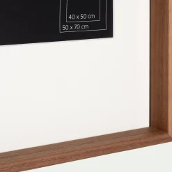 Cadre Photo*alinea Cadre en bois de noyer 50x70cm - Naturel