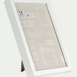 Cadre Photo*alinea Cadre photo en bois 18x24cm - Blanc