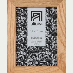 Cadre Photo*alinea Cadre photo en chêne - 13x18 cm Bois clair