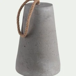 Décoration À Poser*alinea Cale porte en ciment H19cm - Gris