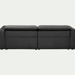 Canapé 3 Places|Canapé Relaxation*alinea Canapé 3 places 2 relax droit en tissu - anthracite Gris