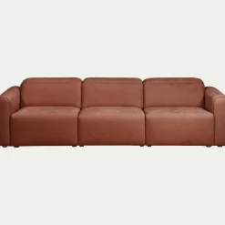 Canapé 5 Places|Canapé Relaxation*alinea Canapé 5 places 2 relax en tissu - Brun rustrel
