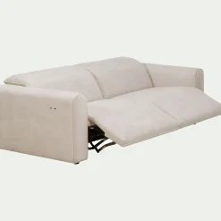 Canapé 3 Places|Canapé Relaxation*alinea Canapé 3 places 2 relax en tissu - roucas Beige