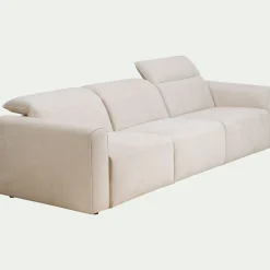 Canapé En Tissu|Canapé 5 Places*alinea Canapé 5 places 2 relax en tissu - roucas Beige