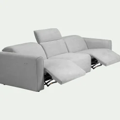 Canapé En Tissu|Canapé 5 Places*alinea Canapé 5 places 2 relax en tissu - borie Gris