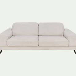 Canapé 4 Places*alinea Canapé 4 places avance recule en tissu doux - Beige