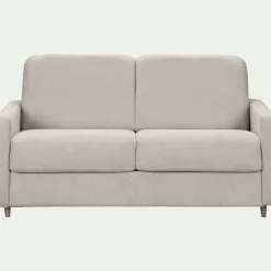 Canapé En Tissu|Canapé 4 Places*alinea Canapé 4 places convertible en tissu Sogno densité 35kg/m3 - roucas Beige